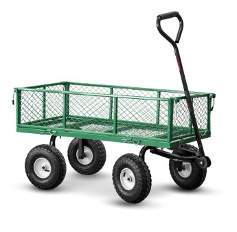 Chariot de jardin en acier 97X52X59CM - 250kg max
