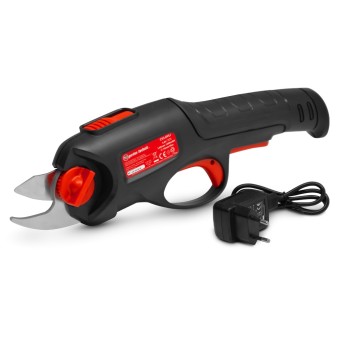 Sécateur rechargeable 3.6V lithium livré avec batterie intégrée et chargeur
