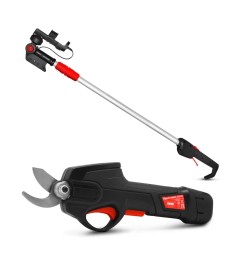 Oplaadbare 7,2V lithium snoeischaar met telescoopsteel
