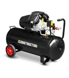 Compresseur à huile 100L bicylindre - 8 bars - 2.2Kw