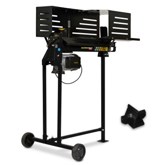 Horizontale houtkliever 2200 W – 6 ton op poten.