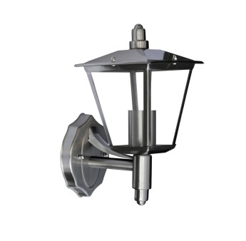 APPLIQUE MONTANTE INOX E27 40W
