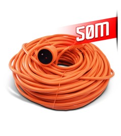 ALLONGE ELECTRIQUE 50M-3G*1.5MM2-ORANJE