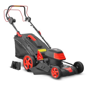 Tondeuse à gazon électrique tractée 1800W - 46CM avec carter en acier
