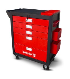 WERKPLAATSWAGEN MET 5 LADEN + TOEBEHOREN
