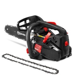 Elagueuse thermique 25cc - guide 25cm - 2 temps - Livrée avec 2 chaînes