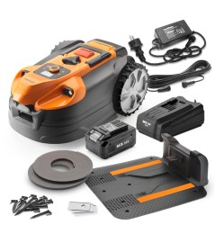 Robot tondeuse autonome 24V avec station de charge, sans fil périmétrique – Le robot le plus simple du marché