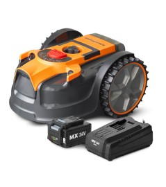 Robot tondeuse autonome 24V sans fil périmétrique - Le robot le plus simple du marché