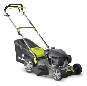 Tondeuse thermique tractée 167CC avec moteur Honda, mulching et éjection latérale  