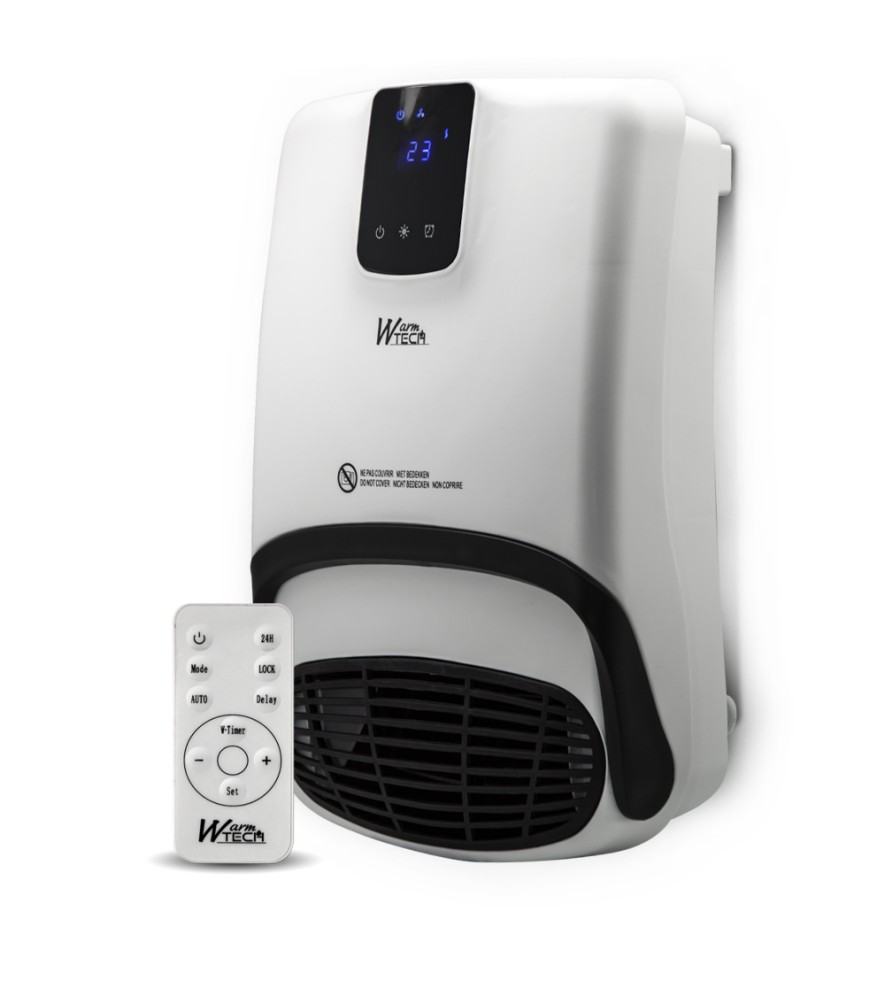 Wandverwarming met handdoekdroger 2000W