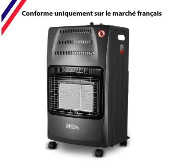 Chauffage gaz infrarouge 4.2 KW pliable 