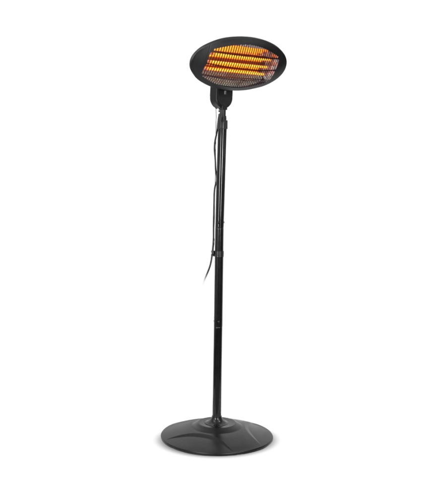 Chauffage de terrasse 2000W sur pied - 3 positions 