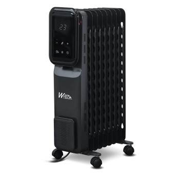 2000W 9-element oliebadradiator met Led-scherm