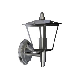 OPSTAANDE WANDLAMP ROESTVRIJ STAAL 40W