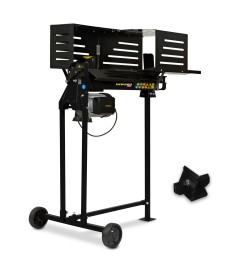 Horizontale houtkliever 2200 W – 6 ton op poten.