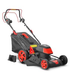 Tondeuse à gazon électrique tractée 1800W - 46CM avec carter en acier