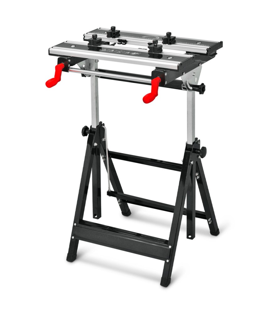 Telescopische metalen werkbank 60 x 58 x 77cm - Max. belasting 100kg