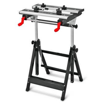 Telescopische metalen werkbank 60 x 58 x 77cm - Max. belasting 100kg