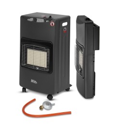 Infrarood gaskachel 4.2 KW opvouwbaar met slang en regelaar te koop in Frankrijk