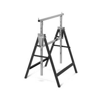 Tréteau métallique télescopique 68x58x130cm- Pliable