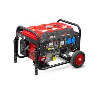 Max 3000W generator met wielen - 2 stopcontacten - AVR - Benzine - Steen