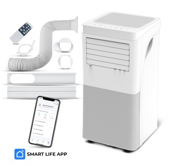 9000BTU OMKEERBARE MOBIELE AIRCONDITIONER MET WIFI