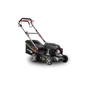 Zelfrijdende benzinemaaier 144,3 cc - 42 cm, geleverd met 2 messen + mulching