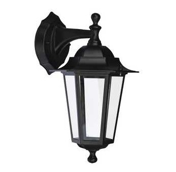 HANGENDE WANDLAMP E27 60W - ZWART