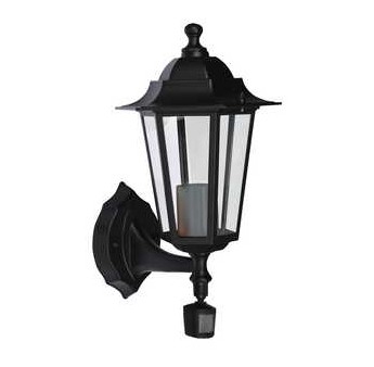 OPSTAANDE WANDLAMP E27 60W SENSOR