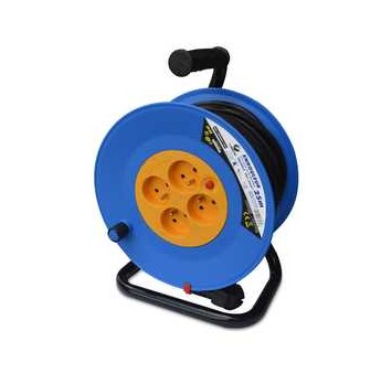 KABELHASPEL 4 STOPCONT. 25M - 3G1.5 -HO5