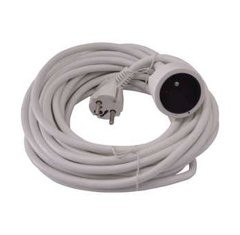 VERLENGSNOEREN 10M-3G*1.5MM2-WIT