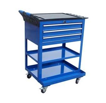SERVANTE METALLIQUE 3 TIROIRS + 182ACC