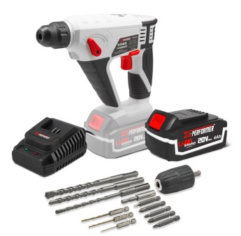 20V accuboorhamer met 4Ah accu - X-Performer.