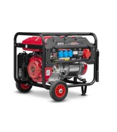 Groupe électrogène max 6000W avec roues et prise triphasée - Brick