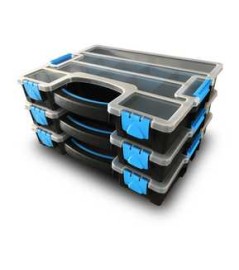 Lot de 3 coffrets empilables - Workmen