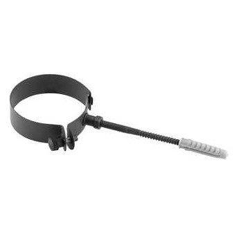 Stalen muurklem met tapeind - Diameter 80mm