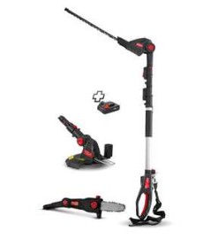 Outil de jardin multifonctions 3en1 sans fil 20V livré avec 2 batteries - Elem Garden