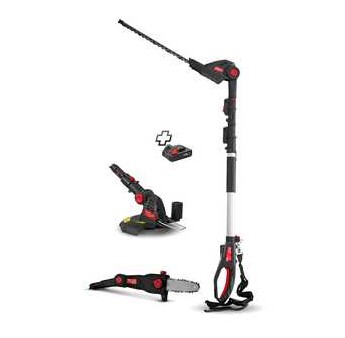 Outil de jardin multifonctions 3en1 sans fil 20V livré avec 2 batteries - Elem Garden