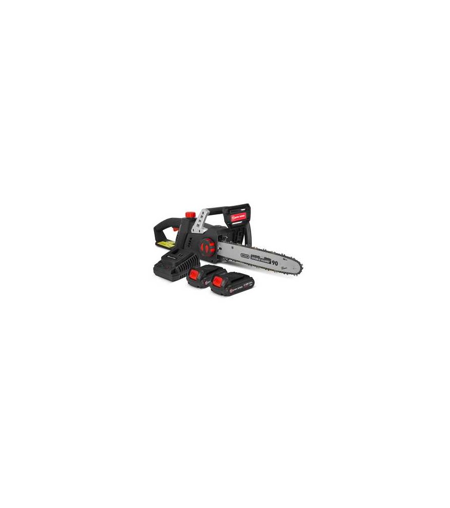 2x20V kettingzaag - Geleverd met 2 accu's en oplader