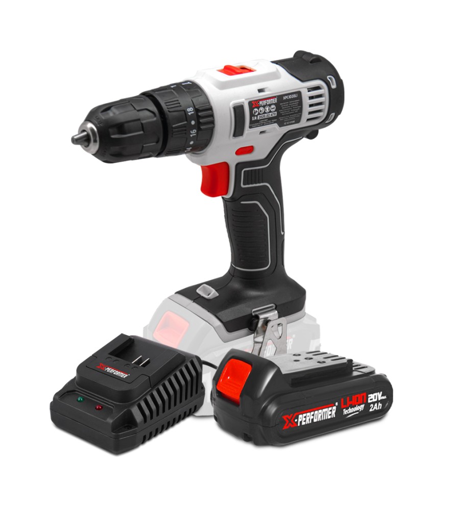 20V slagboormachine met 2Ah accu - X-Performer