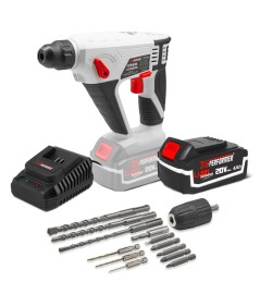 Marteau perforateur sans fil 20V avec batterie 4Ah - X-Performer.