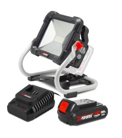 Oplaadbare 20V bouwplaatsschijnwerper met 2Ah batterij - X Performer